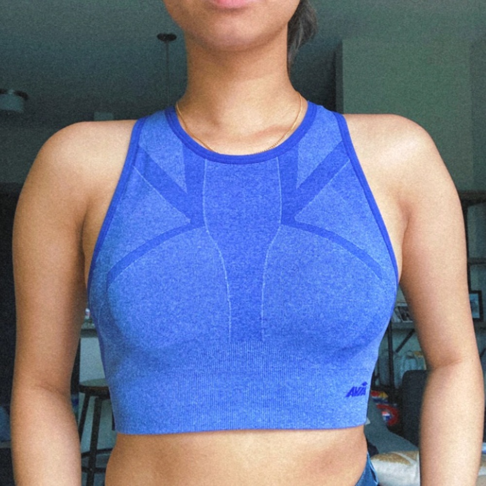 💜 AVIA Active Low Impact High Neck Sports Bra